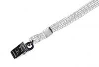 Одноцветный шнурок с прищепкой, белый