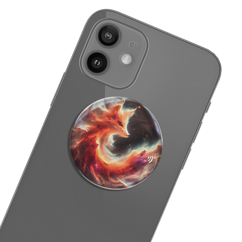 3D-стикер ISBC MIFARE 1K 4B "Туманность; Лис", арт. 006-59880