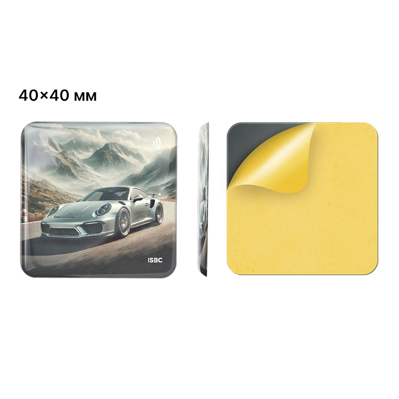 3D-стикер ISBC MIFARE ID "Авто; Швабский скакун", арт. 006-59818
