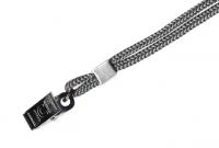 Одноцветный шнурок с прищепкой, серый