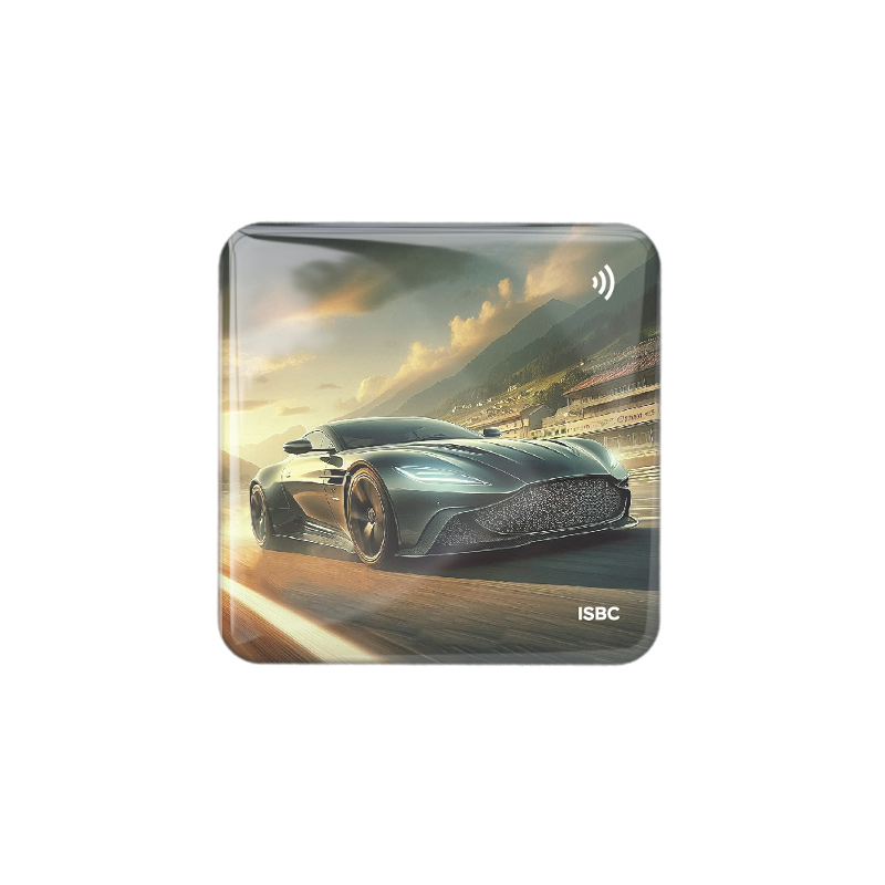 3D-стикер ISBC MIFARE ID "Авто; Туманный рыцарь", арт. 006-59828