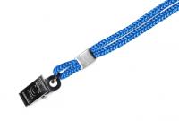 Одноцветный шнурок с прищепкой, голубой