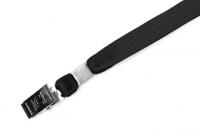 Лента для бейджа c клипсой черная 11 мм – купить