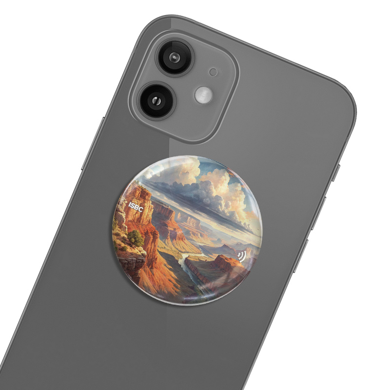 3D-стикер ISBC MIFARE Classic 1K 4B "Горы; Каньон", арт. 006-59835