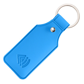 Чехол для брелока «Тройка», ключа домофона ПИК, «Подорожник», Soft-touch, светло-синий Чехол для брелока «Тройка», ключа домофона ПИК, «Подорожник», Soft-touch, светло-синий