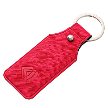Чехол для брелока «Тройка», ключа домофона ПИК, «Подорожник» малиновый Чехол для карты брелока «Тройка» малиновый – купить