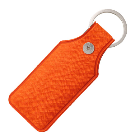 Чехол для карты брелока «Тройка» оранжевый – купить