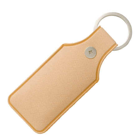 Чехол для карты брелока «Тройка» бежевый – купить