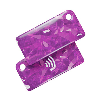 Брелок ISBC MIFARE Classic 1K 7B + ATA5577 "Самоцветы"