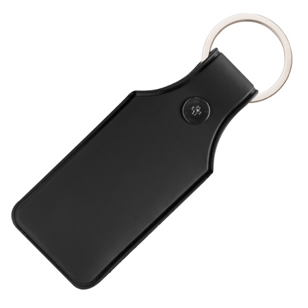 Чехол для брелока «Тройка», ключа домофона ПИК, «Подорожник», Soft-touch, черный