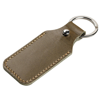 Брелок (чехол) кожаный ISBC, кольцо 28 мм, Болотный, арт. 121-25940 Брелок (чехол) кожаный ISBC, кольцо 28 мм, Болотный, арт. 121-25940