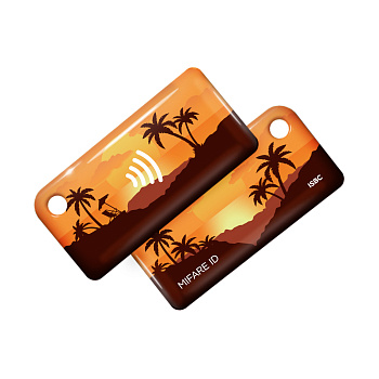 Брелок ISBC MIFARE ID "Векторные пейзажи"