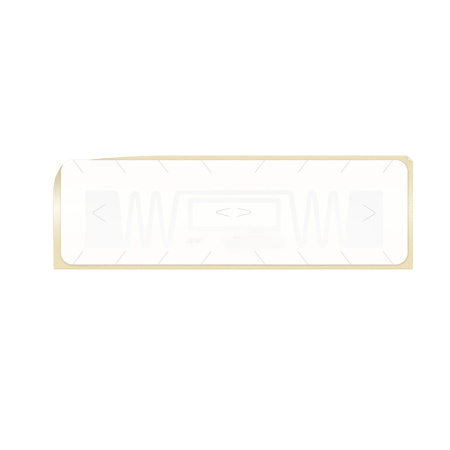 UHF RFID-метка на лобовое стекло ISBC Windshield Label 87x27 мм, UCODE8, самоклеящаяся, разрушаемая, PET, 70x13,7 мм UHF-метка ISBC на лобовое стекло, UCODE 8, 70х13,7