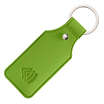 Чехол для брелока «Тройка», ключа домофона ПИК, «Подорожник», Soft-touch, салатовый Чехол для брелока «Тройка», ключа домофона ПИК, «Подорожник», Soft-touch, салатовый