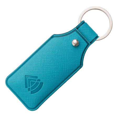Чехол для карты брелока «Тройка» бирюзовый – купить