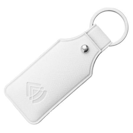 Чехол для карты брелока «Тройка» белый – купить